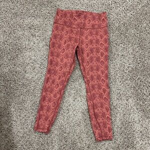 Athleta snakeskin print leggings